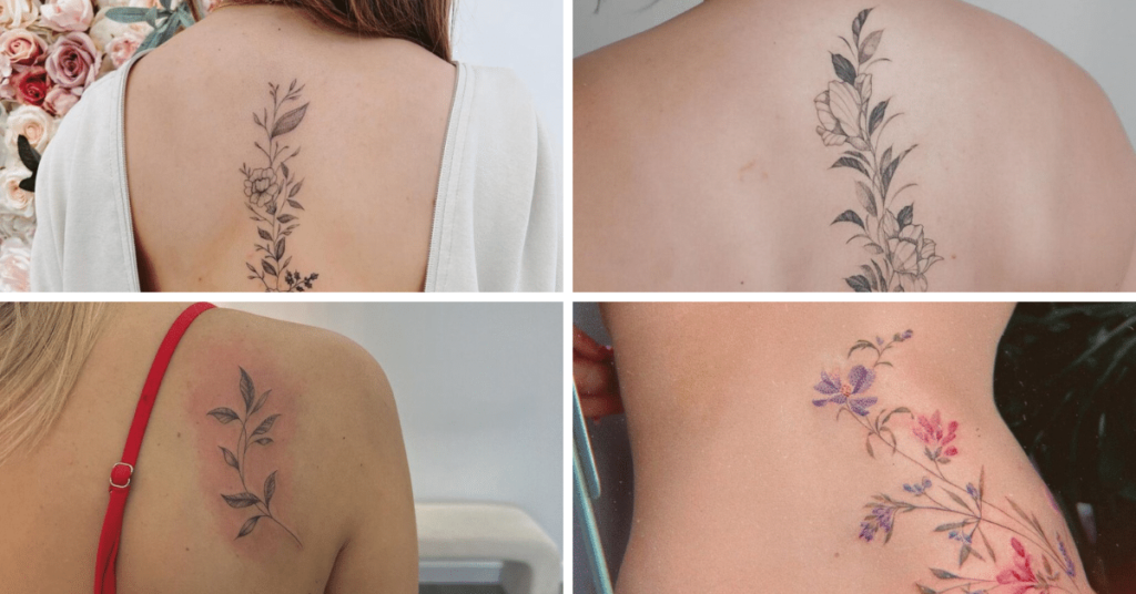 22 Jaw-Dropping Vine Back Tattoo Ideas That’ll Make You Book Your Artist — #7 Is Pure Magic