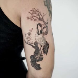 20 Stunning Crane Tattoo Ideas That Reveal Secret Meanings (You’ll Want One)